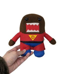 Nanco Domo Kun Superman Super Hero With Cape Plush Stuffed Doll Soft Toy Small